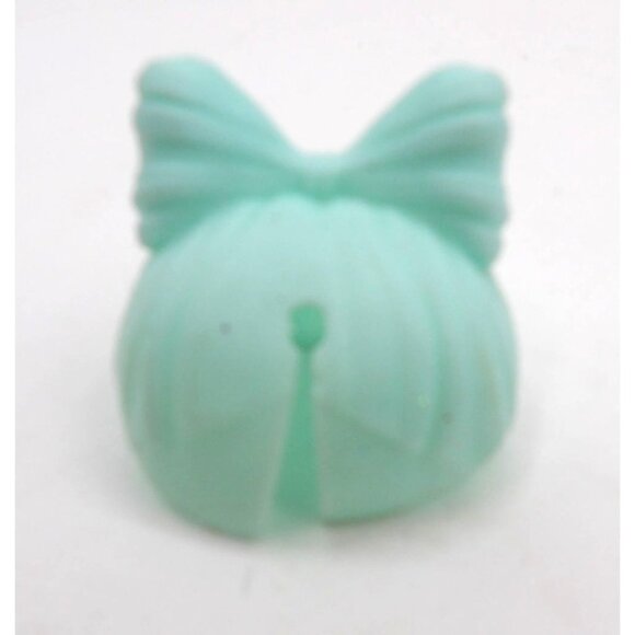 Wigs for 3" L.O.L. Dolls Plastic Creamy White, Pink & Light Green - Picture 8 of 9